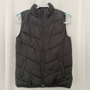 Boys Black Puffer Vest